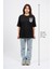 Oversize Göğüste Shocked Baskılı Tshirt 3