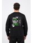 Regular Sırtta Not Free Baskılı Sweatshirt 2