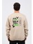 Regular Sırtta Not Free Baskılı Sweatshirt 2