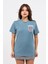 Regular Göğüste Shocked Baskılı Tshirt 2