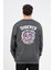 Oversize Sırtta Shocked Baskılı Sweatshirt 2