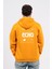 Regular Sırtta Echo Baskılı Hoodie 1