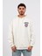 Oversize Göğüste Shocked Baskılı Hoodie 2
