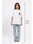 Oversize Göğüste Scary Baskılı T-Shirt 3