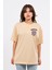 Oversize Göğüste Shocked Baskılı Tshirt 1