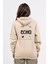 Regular Sırtta Echo Baskılı Hoodie 2