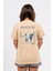 Regular Sırtta Bloom Baskılı Tshirt 2