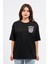Oversize Göğüste Shocked Baskılı Tshirt 1