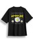 Oversize Attitude Baskılı Tshirt 1