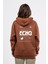Oversize Sırtta Echo Baskılı Hoodie 2