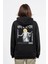 Oversize Sırtta Bloom Baskılı Hoodie 3