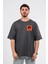Oversize Curly Man Baskılı Tshirt 2