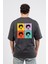 Oversize Curly Man Baskılı Tshirt 4