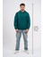 Regular Sırtta Chasm Baskılı Hoodie 4
