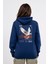 Regular Sırtta Chasm Baskılı Hoodie 2