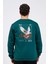 Regular Sırtta Chasm Baskılı Sweatshirt 2