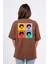 Oversize Curly Man Baskılı Tshirt 4