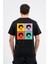 Regular Curly Man Baskılı Tshirt 4