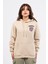 Regular Göğüste Shocked Baskılı Hoodie 1
