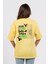 Oversize Sırtta Not Free Baskılı Tshirt 2