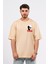 Oversize Göğüste Scary Baskılı T-Shirt 2