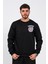 Regular Göğüste Shocked Baskılı Sweatshirt 2