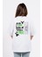 Oversize Sırtta Not Free Baskılı Tshirt 2