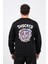 Regular Sırtta Shocked Baskılı Sweatshirt 2
