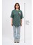 Oversize Göğüste Scary Baskılı T-Shirt 3