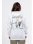 Regular Sırtta Bloom Baskılı Hoodie 1