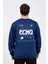 Regular Sırtta Echo Baskılı Sweatshirt 1