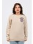 Regular Göğüste Shocked Baskılı Sweatshirt 1