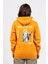 Regular Sırtta Bloom Baskılı Hoodie 1