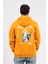 Regular Sırtta Bloom Baskılı Hoodie 2