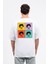 Oversize Curly Man Baskılı Tshirt 4