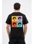 Regular Curly Man Baskılı Tshirt 4