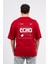 Oversize Sırtta Echo Baskılı Tshirt 2