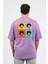Oversize Curly Man Baskılı Tshirt 3