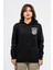 Regular Göğüste Shocked Baskılı Hoodie 1