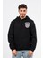 Regular Göğüste Shocked Baskılı Hoodie 2