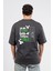 Oversize Sırtta Not Free Baskılı Tshirt 1