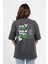 Oversize Sırtta Not Free Baskılı Tshirt 2