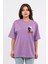 Oversize Göğüste Scary Baskılı T-Shirt 1