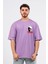 Oversize Göğüste Scary Baskılı T-Shirt 2