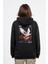 Oversize Sırtta Chasm Baskılı Hoodie 2