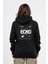 Regular Sırtta Echo Baskılı Hoodie 1