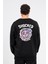 Oversize Sırtta Shocked Baskılı Sweatshirt 2