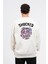 Oversize Sırtta Shocked Baskılı Sweatshirt 2