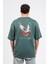Oversize Sırtta Chasm Baskılı Tshirt 1