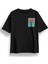 Oversize Göğüste Be Furious Baskılı Tshirt 2